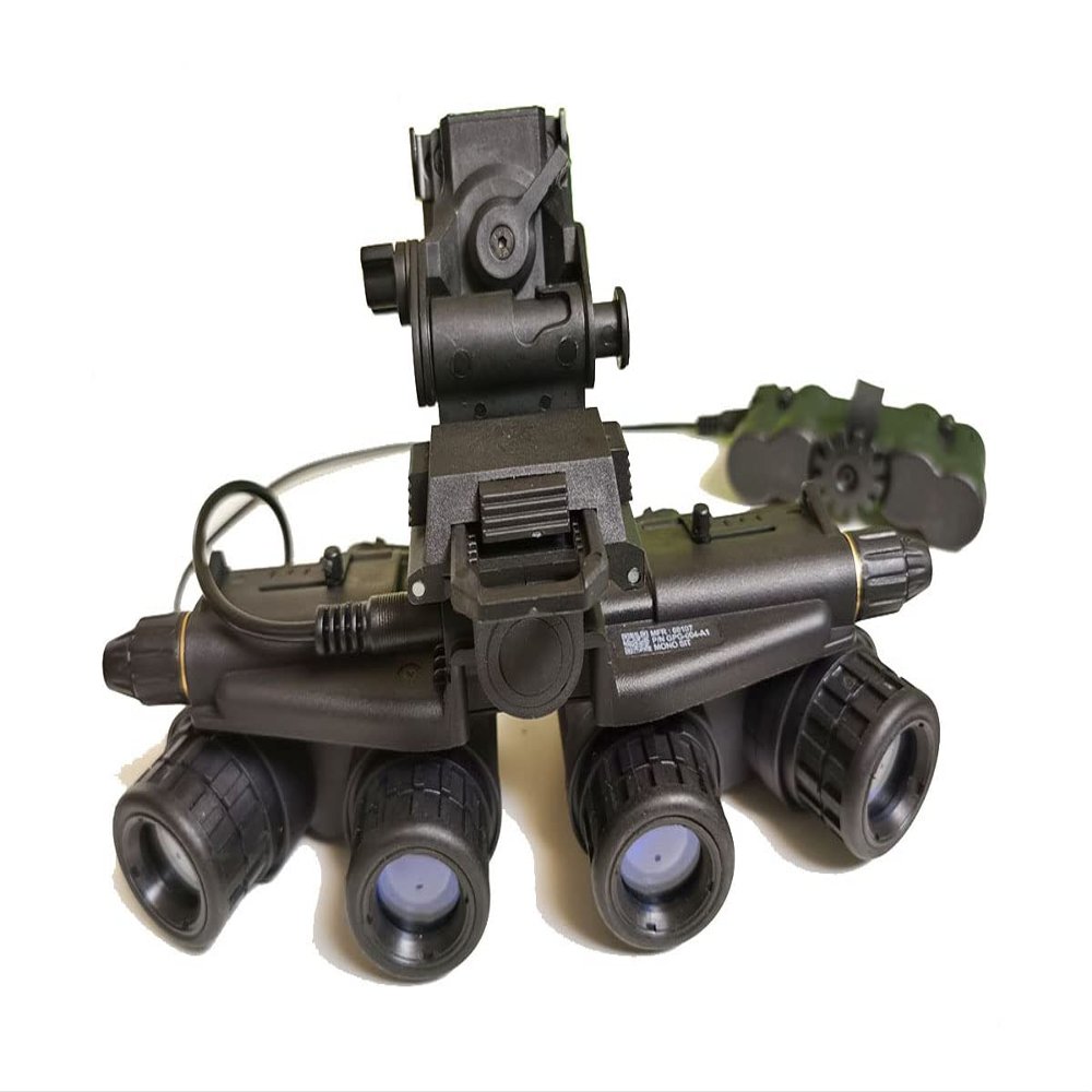 FMA Airsoft Hunting Tactical No Function GPNVG 18 Night Vision Goggles Dummy Binoculars NVG Model with L4G24 Plastic Helmet Mount Black Set