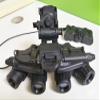 FMA Airsoft Hunting Tactical No Function GPNVG 18 Night Vision Goggles Dummy Binoculars NVG Model with L4G24 Plastic Helmet Mount Black Set view 2