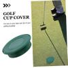 BESPORTBLE Golf Putting Cup Cover, Green Golf Cup Cover Hole Putting Hole Practice Training for Indoor Outdoor Garden Backyard view 3