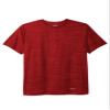 KingSize Men's Big & Tall Shrink-Less Lightweight Crewneck T-Shirt - 9XL, Red Marl view 1