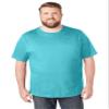 KingSize Men's Big & Tall Shrink-Less Lightweight Crewneck T-Shirt - 8XL, Maui Blue view 1