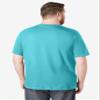 KingSize Men's Big & Tall Shrink-Less Lightweight Crewneck T-Shirt - 8XL, Maui Blue view 2