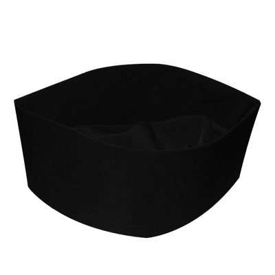 1 Pcs Egyptian Koofi Kufi Kofi Topi Imam Cap Hat Plain Black Prayer Muslim Islamic Islam Mens Top Simple Stitch Design Fabric Skull Religious Ceremony Men Headwear Worship Soft Comfortable
