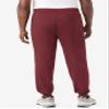 KingSize Men's Big & Tall Lightweight Elastic Cuff Sweatpants - Big - 9XL, Heather Deep Burgundy view 2