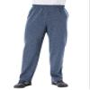 KingSize Men's Big & Tall Fleece Open-Bottom Sweatpants - Big - 9XL, Heather Slate Blue view 1