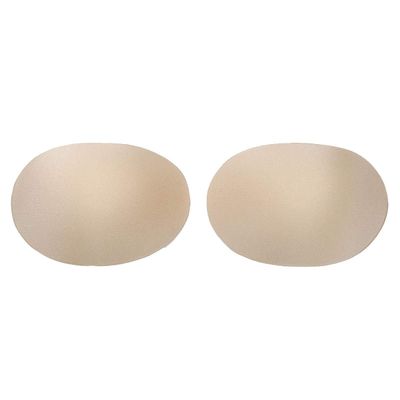 Zaldita 2Pcs Mens Chest Muscle Pads Adhesive Reusable Invisible Silicone Fake Chest Stickers Muscle Push-up Pads Enhancer Khaki One Size