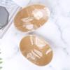 Zaldita 2Pcs Mens Chest Muscle Pads Adhesive Reusable Invisible Silicone Fake Chest Stickers Muscle Push-up Pads Enhancer Khaki One Size view 4