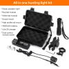 BIZOOM Upgraded KL75 Hunting Light Kit with Green Red White Interchangeable LED Modules, Zoomable Predator Light with Pressure Switch for Hog Coyote Varmint view 2