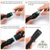BIZOOM Upgraded KL75 Hunting Light Kit with Green Red White Interchangeable LED Modules, Zoomable Predator Light with Pressure Switch for Hog Coyote Varmint view 4