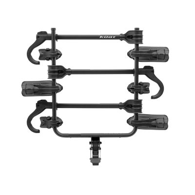 KUAT Transfer V2 2" 3-Bike Hitch Bike Rack | Lightweight Durable Steel Bicycle Car Rack with Tamper-Resistant Hitch and Semi-Integrated Bike Cable Lock | Fits Wheelbases up to 50" & Wheels 18"-29"