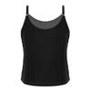 YOOJIA Kids Girls Shiny Metallic Shoulder Straps Tank Top Shirt Ballet Dance Camisole Active Gymnastic Sportwear Black001 6 view 2