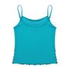 YOOJIA Kids Girls Shiny Metallic Shoulder Straps Tank Top Shirt Ballet Dance Camisole Active Gymnastic Sportwear Lake_Blue 6 view 4