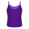 YOOJIA Kids Girls Shiny Metallic Shoulder Straps Tank Top Shirt Ballet Dance Camisole Active Gymnastic Sportwear Purple001 6 view 2