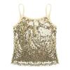 YOOJIA Kids Girls Shiny Metallic Shoulder Straps Tank Top Shirt Ballet Dance Camisole Active Gymnastic Sportwear Gold001 6 view 3