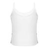 YOOJIA Kids Girls Shiny Metallic Shoulder Straps Tank Top Shirt Ballet Dance Camisole Active Gymnastic Sportwear White 6 view 2