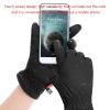 Winter Cycling Gloves Bicycle Gloves Full Finger Mountain Rubber Pad Touch Screen Mountain Bike Gloves (Color : Black) view 3