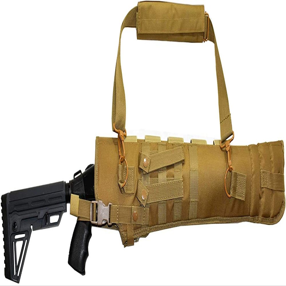 Trinity scabbard for Stevens 320 Tactical case Hunting Storage Soft Range molle Holster Bag Shoulder Military Security ATV Horse Motorcycle Truck Quad Carry Padded Bag Tan 25 inches