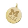 M. LA HART Michigan Ross 14K Gold Charm view 1