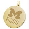 M. LA HART Michigan Ross 14K Gold Charm view 2