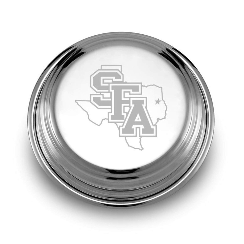 M. LA HART SFASU Pewter Paperweight
