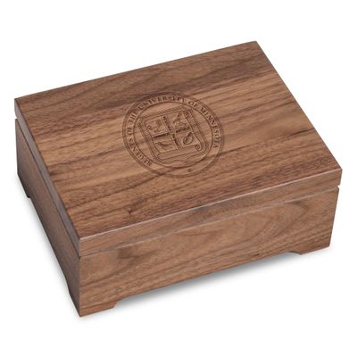 M. LA HART Minnesota Solid Walnut Desk Box