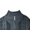Stacy Adams Men's Sweater, Vertical Dotted Line (Large, Charcoal) view 3