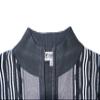 Stacy Adams Men's Sweater, Modern Cable Knit Jacquard (Large, Charcoal) view 2