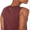 Amazon Essentials Women's Soft Cotton Relaxed-Fit Yoga Tank Top (Available in Plus Size), Burgundy, 2X view 3
