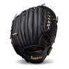 Franklin Sports Baseball and Softball Glove - Field Master - Baseball and Softball Mitt - Adult and Youth Glove - Right Hand Throw - 12" - Black/Gold view 1