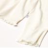 HonestBaby Organic Cotton Rib Ruffle Long Sleeve T-shirt, Sugar Swizzle, 3-6 Months view 2