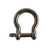 US Stainless Stainless Steel 316 Bow Shackle with Locking Pin 1/4" (6mm) Marine Grade view 1