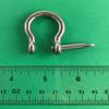 US Stainless Stainless Steel 316 Bow Shackle with Locking Pin 1/4" (6mm) Marine Grade view 4