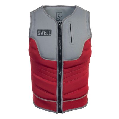 Mens Neoprene Wakesurf Comp Vest - Designed Exclusively for Wake Surfing, but Great for All Other Watersports Activities! NCGA (Red, Medium)
