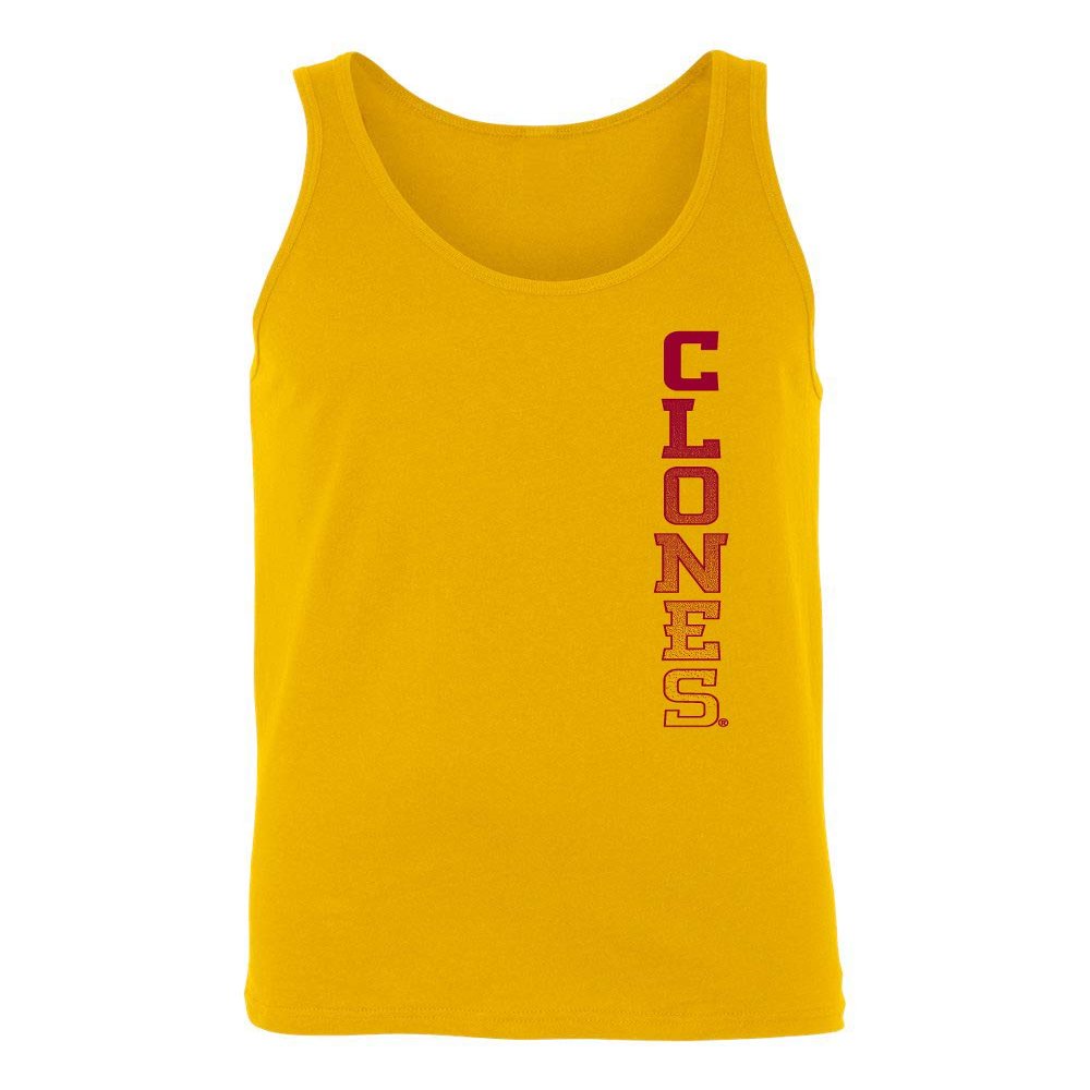 CornBorn Iowa State Cyclones Tank Top - Women's Vertical Clones Fade - Gold - Medium