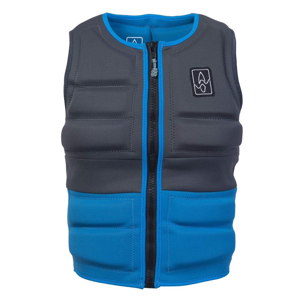 Mens Neoprene Wakesurf Comp Vest - Designed Exclusively for Wake Surfing, but Great for All Other Watersports Activities! (Cobalt, Medium)