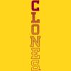 CornBorn Iowa State Cyclones Baby Bodysuit - Vertical Clones Fade - Gold - 18M view 2