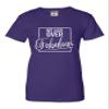 Go All Out XX-Large Purple Womens Not A Day Over Fabulous Funny Birthday T-Shirt view 2