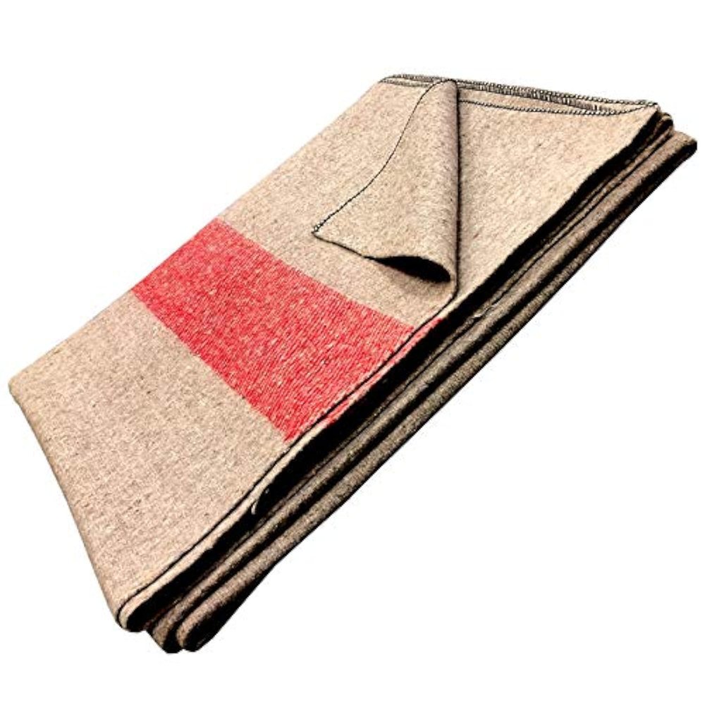 Missouri River Vintage Style Camp Blanket - Cream - 60"x80"