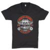 America's Highway V-Neck T-Shirt Route 66 The Mother Road Hot Rod Tee Black Small view 1