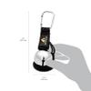 Coghlan's Magnetic Bear Bell with Silencer - Hiking Safety Gear for Wildlife Alert - Silver and Carabiner view 3