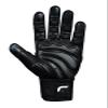 Elite Leather Gym Gloves with Built in 2" Wide Wrist Wraps Grip & Design for Weightlifting Power Lifting Bodybuilding & Strength Training Workout Exercises (Full Fingers Black, Small) view 4