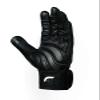 Elite Leather Gym Gloves with Built in 2" Wide Wrist Wraps Grip & Design for Weightlifting Power Lifting Bodybuilding & Strength Training Workout Exercises (Full Fingers Black, XX-Large) view 4