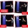 PROLAST Heavy Punching Kicking Bag for Adults, Boxing, MMA, Martial Arts, Muay Thai, Strength Training Equipment, Unfilled, 5ft, 100 lbs, with Bottom D-Ring, Colored Strap and Rhino Logo, Blue view 2