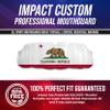 Impact All Sports Mouthguard Lacrosse, Football, Hockey, Basketball, Jiu-Jitsu, and More, Breathable Mouthguard for Youth Adults, Professional Custom-Fit, California State Flag view 2