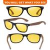 DUCO Night-vision Glasses Polarized Night Driving Men's Shooting Glasses view 2