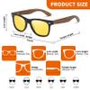 DUCO Night-vision Glasses Polarized Night Driving Men's Shooting Glasses view 3
