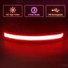 Illumifun LED Running Belt, Light Up LED Waist Belt, High Visibility Gear for Running Walking Cycling Camping (Red) view 2