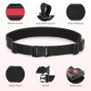 Illumifun LED Running Belt, Light Up LED Waist Belt, High Visibility Gear for Running Walking Cycling Camping (Red) view 3
