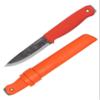 Condor Tool & Knife Terrasaur Bushcraft Knife Orange - 1095 High Carbon Steel - Scandi Edge - High Impact Polypropylene Sheath - 3mm Thick - 4.2in Blade - 7.1oz view 1