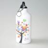 INTSUPERMAI 10pcs 600ml Blank Coated Sublimation Aluminum Water Bottle White Sport Bottle Sublimation Transfer with Safe Lock 20oz view 4